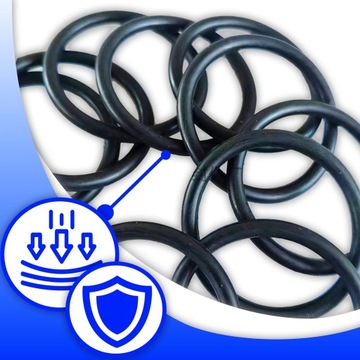 ORINGI GUMKI USZCZELKI GUMOWE ZESTAW ORINGÓW 419 SZTUK NBR OLEJOODPORNE