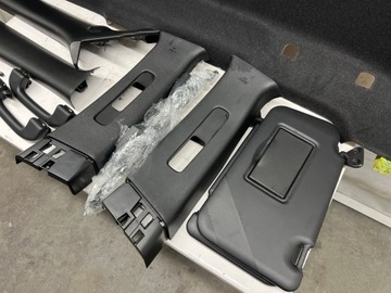 Nissan Juke I F15 обшивка потолка, чехлы, ЧЕРНЫЙ КОМПЛЕКТ