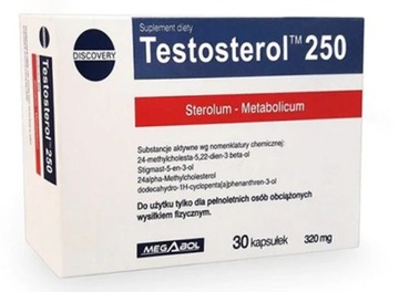Megabol Silny Testosterol 250 30 kapsułek PODNIEŚ TESTOSTERON