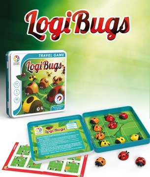 Gra magnetyczna Smart Games Logi Bugs