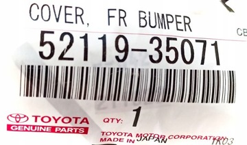 NÁRAZNÍK PŘEDNÍ TOYOTA FJ CRUISER 2007-14 OE