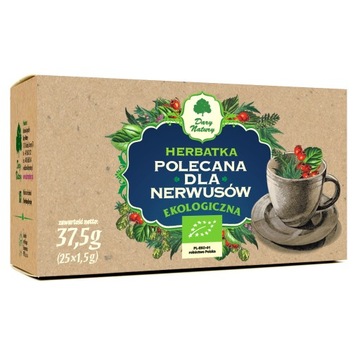 Herbatka polecana dla nerwusów Dary Natury 37,5 g