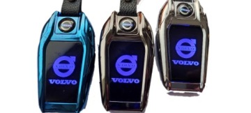 Элегантный брелок VOLVO с прикуривателем и фонариком