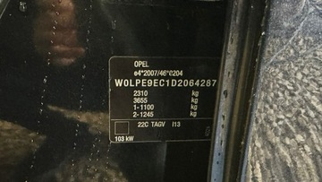 Opel Zafira C Tourer 1.4 Turbo ECOTEC 140KM 2013 Opel Zafira 1.4T 140PS OPŁACONY Bezwypadkowy, zdjęcie 22