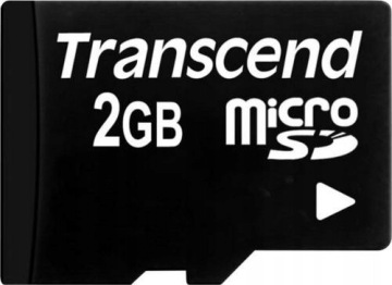 КАРТА MICROSD без HC TRANSCEND 2 ГБ micro SD TS2GUSDC