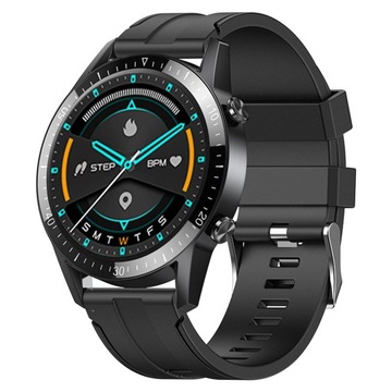 ZEGAREK SMARTWATCH SPOROTWY PL WIELOFUNKCYJNY MIKROFON ROZMOWY EKG KROKI o2