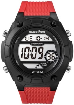 Sportowy zegarek Timex TW5M43800 Czarno-czerwony