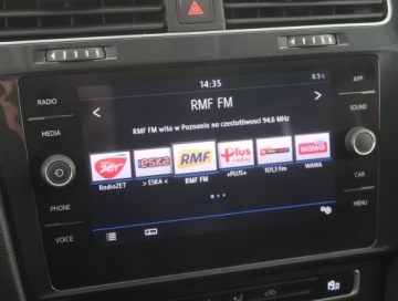 Volkswagen Golf VII Variant Facelifting 1.6 TDI-CR DPF BMT 115KM 2018 VW Golf 1.6 TDI, Salon Polska, Klima, Klimatronic, zdjęcie 12