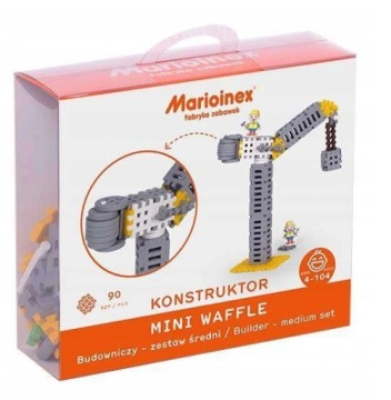 MARIOINEX KLOCKI MINI WAFLE BUDOWNICZY BLISTER 4+