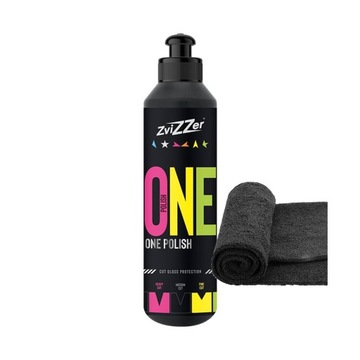 Zvizzer ONE POLISH одношаговая полировальная паста 250мл + бесплатная микрофибра