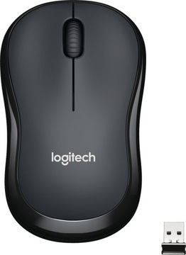Бесшумная беспроводная мышь Logitech M220, 1000 точек на дюйм, nanoUSB, черная