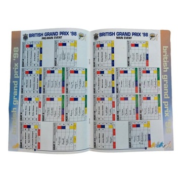 ПРОГРАММА СОРЕВНОВАНИЙ ГРАН-ПРИ ЛЕХА ИМВОЗ 08.07.1998