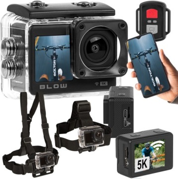 KAMERA SPORTOWA GO PRO4U 4K WIFI USB UHD SZELKI OPASKA UCHWYTY AKCESORIA