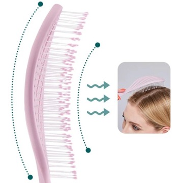 ПРОФИЛИРОВАННАЯ ЩЕТКА ДЛЯ УДЕРЖИВАНИЯ ВОЛОС ДЛЯ ГИБКОЙ УКЛАДКИ