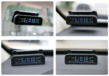 4 ДАТЧИКА ДАВЛЕНИЯ В ШИНАХ TPMS LCD СОЛНЕЧНАЯ