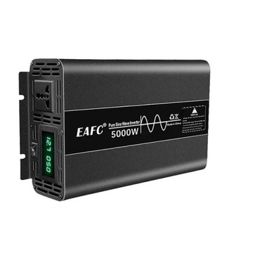 Przetwornica samochodowa inwerter napięcia 12V 5000W Czysty sinus