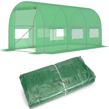 Tunel foliowy 6 m² 300 x 200 cm zielony, foliowiec na działkę, szklarnia