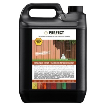 Impregnat do drewna barwiący PERFECT WOOD 1 L - 12 m2