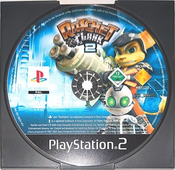 Gra RATCHET & CLANK 2 PS2 SAMA PŁYTA CZYTAJ OPIS !!!