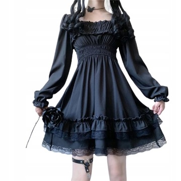 SUKIENKA DAMSKA KORONKOWA LOLITA JAPOŃSKA ANIME,XL