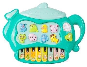 ИНТЕРАКТИВНОЕ ПИАНИНО МУЗЫКАЛЬНЫЙ ОРГАН Звуки животных СВЕТОДИОДНЫЙ ИНСТРУМЕНТ