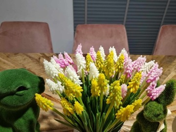 szafirki silikonowe bukiet szafirków silikonowych jak żywy