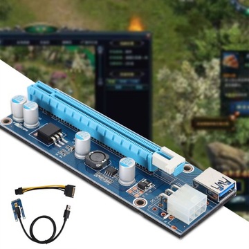 Переходник-удлинитель Mini PCI-E на PCI Express16x