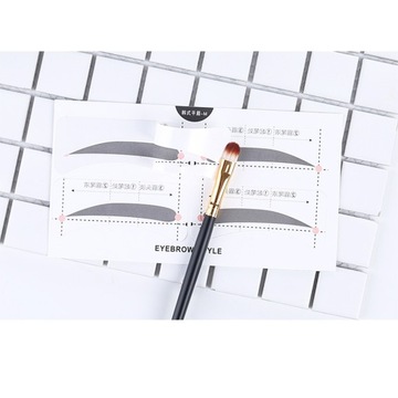 Трафарет для бровей своими руками. Легкие трафареты для макияжа.