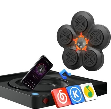 БОКСЕРСКАЯ МАШИНА МУЗЫКА BLUETOOTH БОКСЕРСКИЙ ПАД С ДЕТСКИМ ПЕРЧАТКАМИ