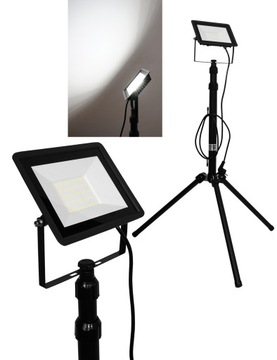 REFLEKTOR HALOGEN LED 50W NA STATYWIE STOJAK
