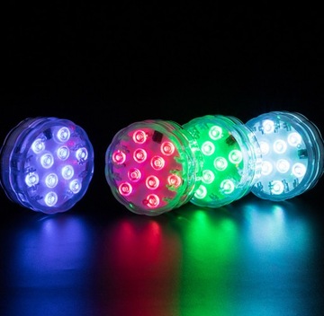 4x СПА-ОСВЕЩЕНИЕ ПОДВОДНОГО БАССЕЙНА СПА RGB СВЕТОДИОДНАЯ ЛАМПА с дистанционным управлением IP68