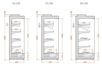 HERCULES ХОЛОДИЛЬНАЯ ПОЛКА С ДВЕРЦАМИ!ПОЛКИ