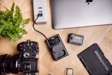 ДВОЙНОЕ ЗАРЯДНОЕ УСТРОЙСТВО для SONY Cyber-shot DSC-HX400V HX300 H400 HX60V HX90V RX100 7