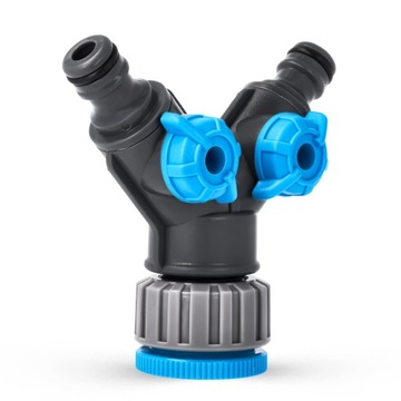 2-ХОДОВОЙ распределитель крана | Водяной шланг Cellfast с двойной резьбой 1 дюйм 3/4 дюйма