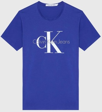 CALVIN KLEIN JEANS Seasonal Monogram T-Shirt bawełna Slim Fit L