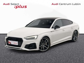 Audi A5 F5 Coupe Facelifting 2.0 45 TFSI 265KM 2022 Audi A5 Sportback Dach panoramiczny, Bang Olufsen Kamera Cofania , Ambien