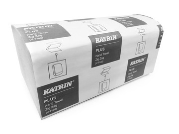 Полотенца белые бумажные полотенца ZZ FOLDED Katrin 4000 листов