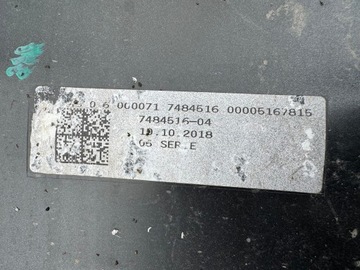 LIŠTA CLONA (KRYT) PŘEDNÍHO NÁRAZNÍKU BMW I3 I01 FACELIFT 7472933