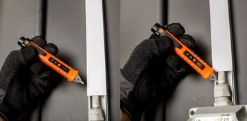 NEO ИНДУКТИВНЫЙ ТЕСТЕР НАПРЯЖЕНИЯ СО СВЕТОДИОДНЫМ ФОНАРЕМ 12-1000 В переменного тока 94-007