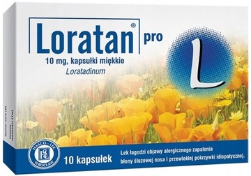 Loratan Pro Lek na alergię 10 kapsułek