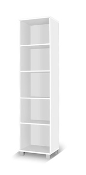 Regał otwarty Max-12 biały 5 półek 50cm