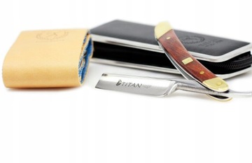 Brzytwa tradycyjna do golenia TITAN PAS ETUI