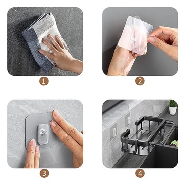 НАСТЕННАЯ КУХОННАЯ ПОЛКА ВЕШАЛКА-ОРГАНИЗАТОР ДЛИННОЕ ДРЕНАЖНОЕ ОТВЕРСТИЕ