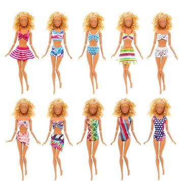 НАБОР ИЗ 31ШТ. АКСЕССУАРЫ КУПАЛЬНИКИ ПЛЯЖНЫЙ БАССЕЙН ДЛЯ КУКОЛ ШАПКА