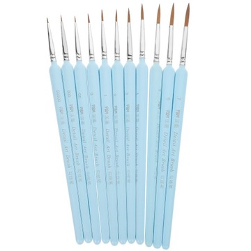 НАБОР КИСТЕЙ ДЛЯ МЕЛКИХ ДЕТАЛЕЙ, 11 ШТ. ТОНКАЯ КИСТЬ ДЛЯ ЖИВОПИСИ МАСЛОМ ARTIS