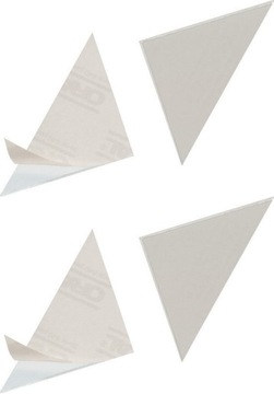 Прочные самоклеящиеся уголки Cornerfix, 75 мм х 75 мм, 100 шт.