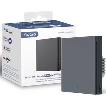 AQARA H1 PRZEŁĄCZNIK WŁĄCZNIK ŚWIATEŁ 1 PRZYCISK SMART HOMEKIT ZIGBEE EU