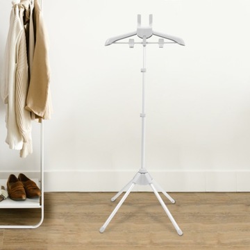 ТЕЛЕСКОПИЧЕСКАЯ СКЛАДНАЯ ВЕШАЛКА ДЛЯ ОДЕЖДЫ ДЛЯ ГЛАЖЕНИЯ С ПАРОМ