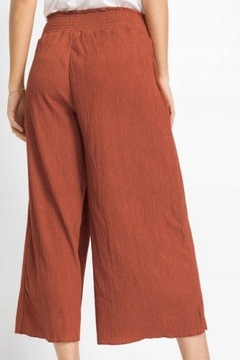Spódnico-spodnie Bonprix 40 42 na gumie szerokie spodnie letnie