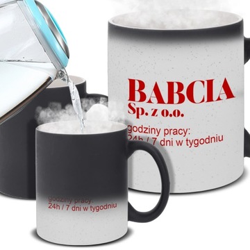 KUBEK MAGICZNY Prezent na DZIEŃ BABCI Wiele WZORÓW